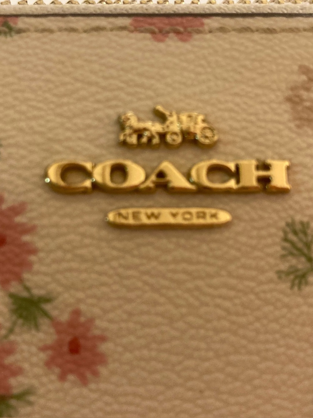 COACH Daisy Bundle Print Zip Around Wallet